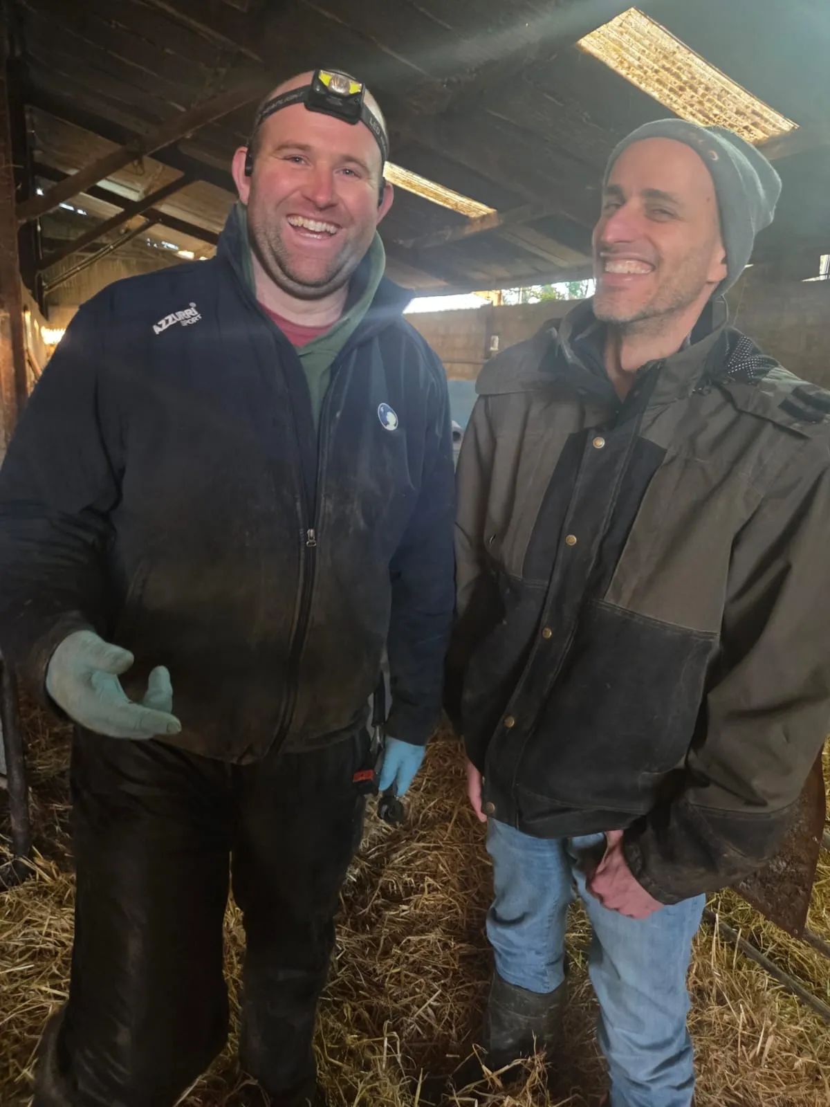 Cowchow founders together on the farm